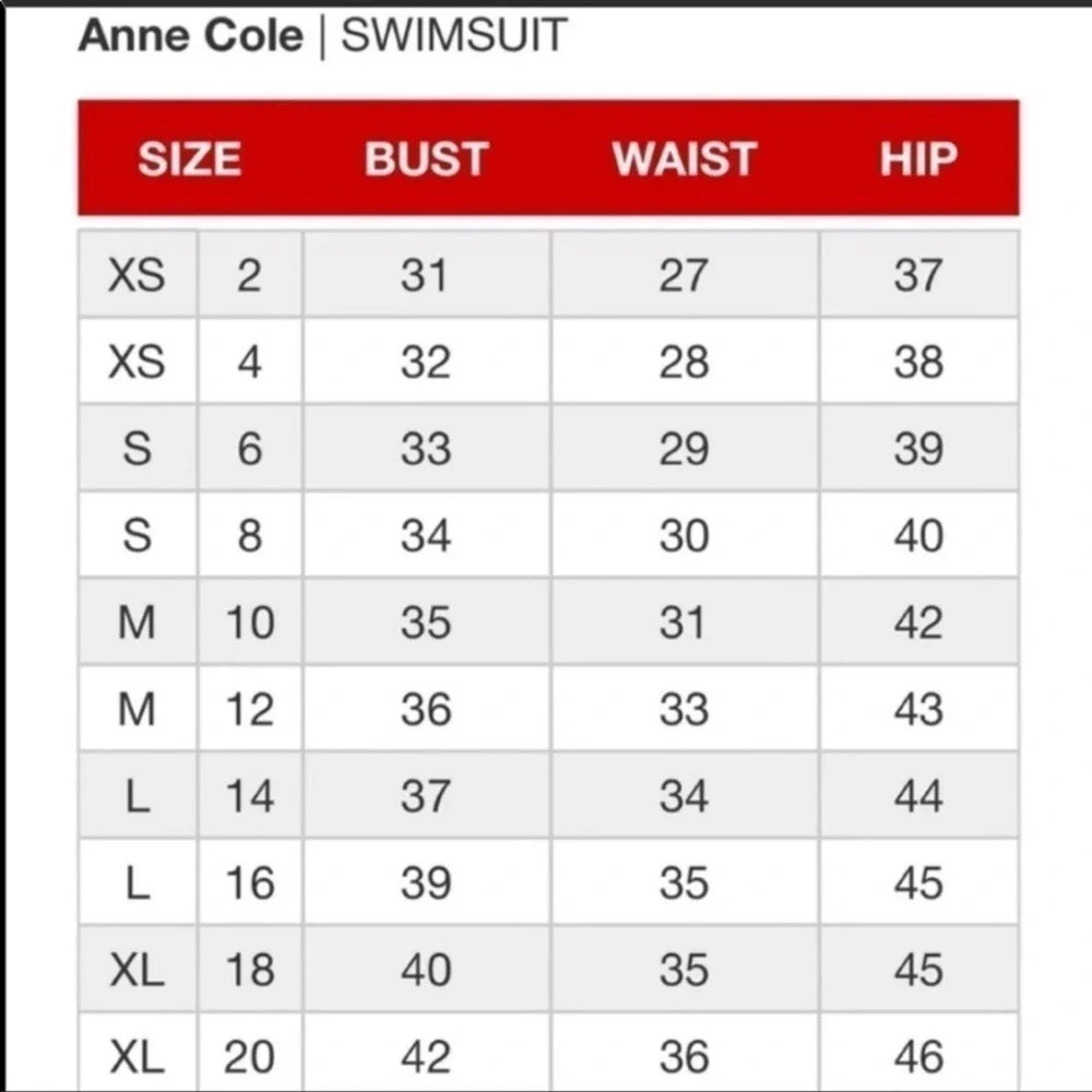 Anne Cole High Neck Tankini Bathing Swim Suit Top